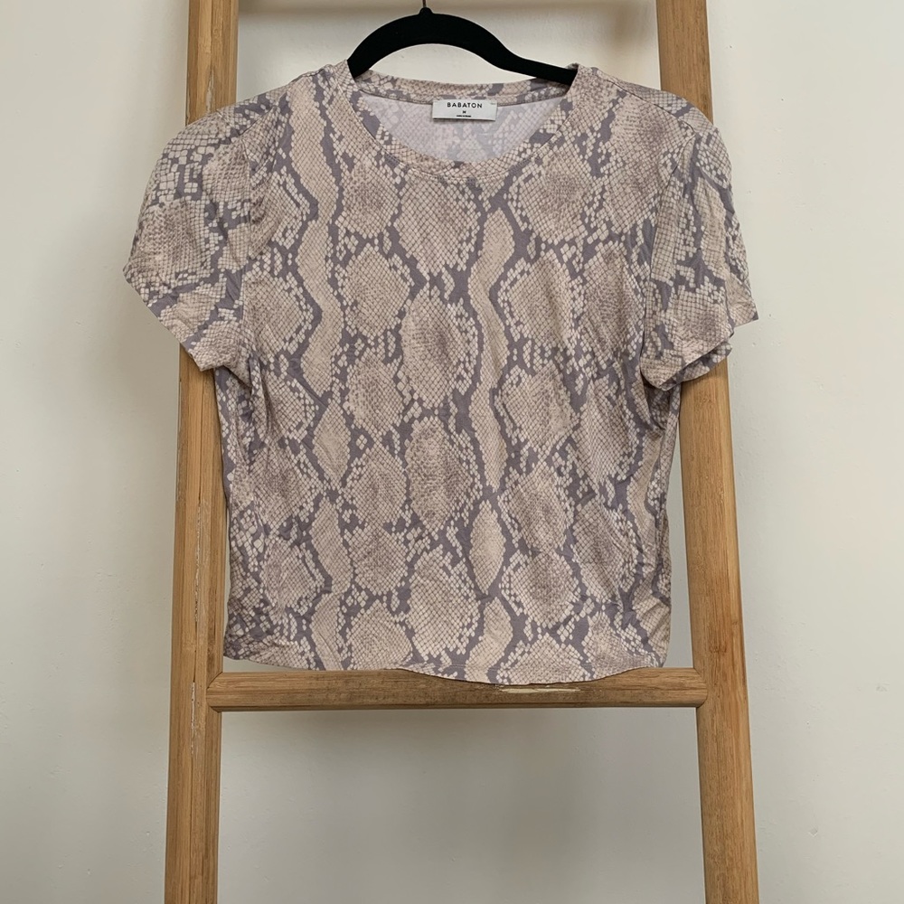 Babaton/Aritzia Python Tshirt - image 4